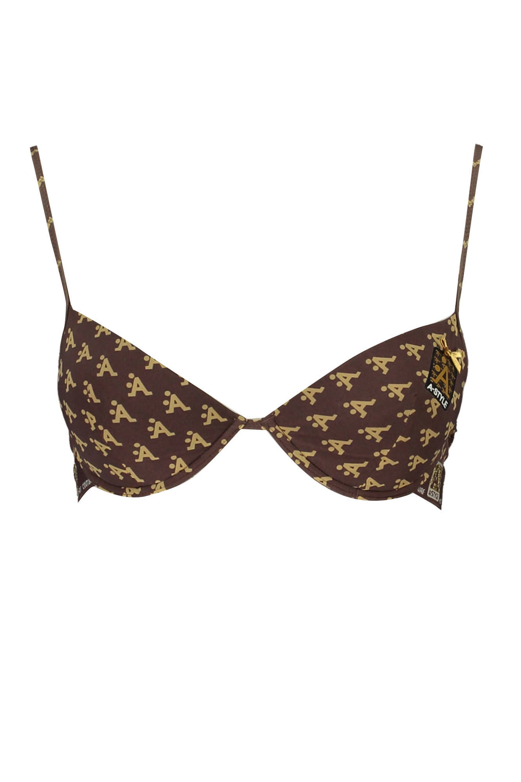 A-STYLE PUSH-UP BRA FOR WOMEN, BROWN 