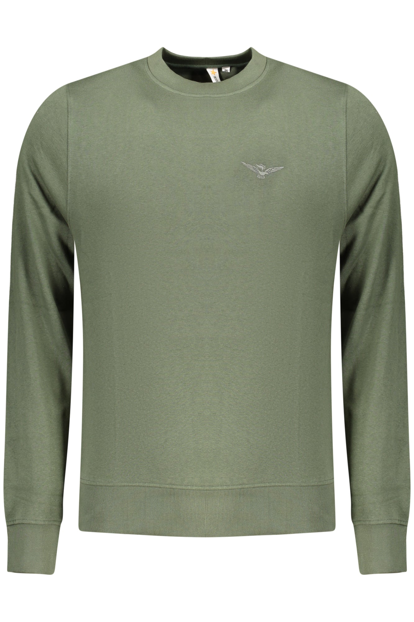 SUDADERA CON CREMALLERA PARA HOMBRE DE LA ACADEMIA MILITAR, VERDE