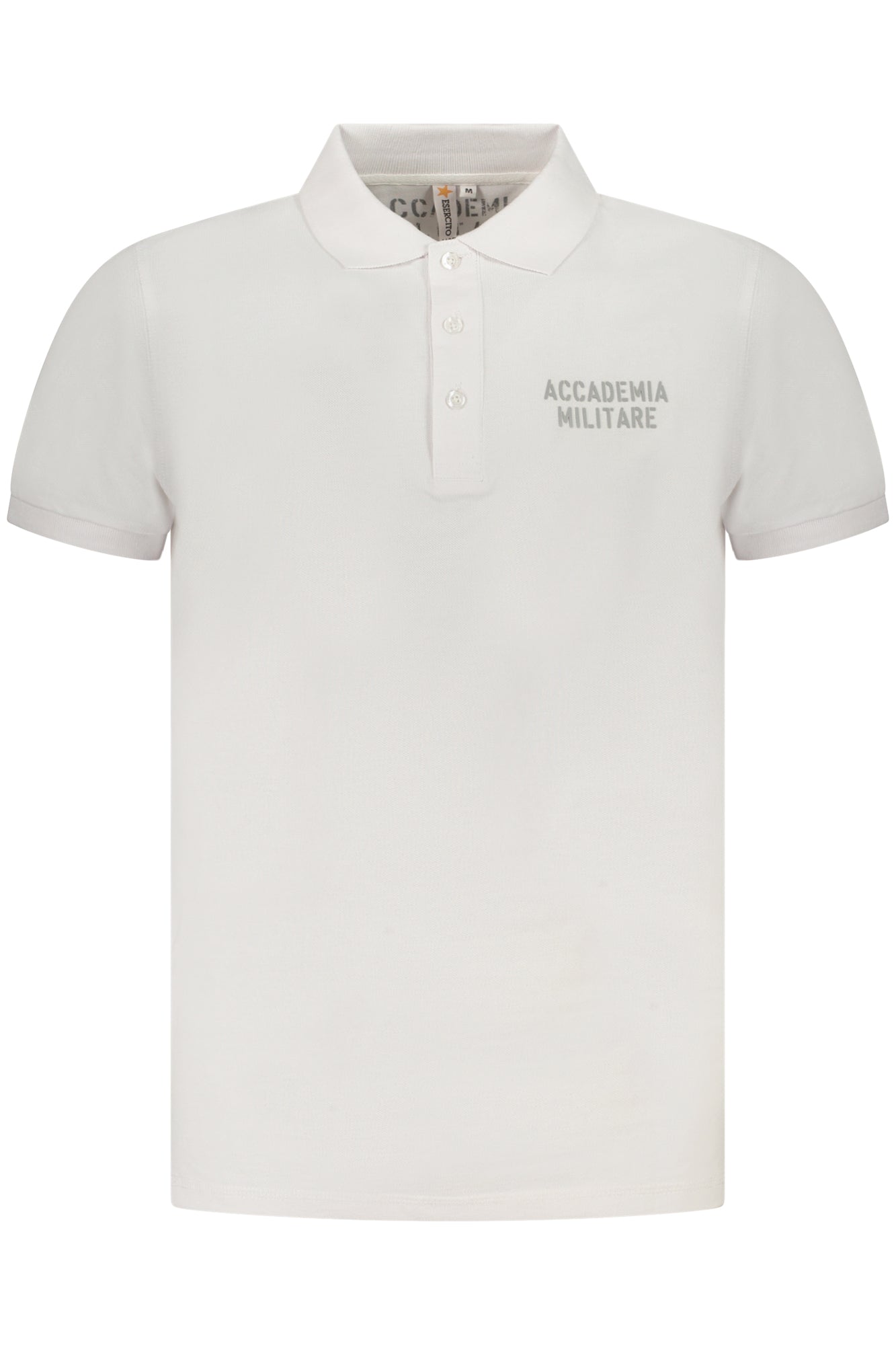 POLO DE MANGA CORTA PARA HOMBRE DE LA ACADEMIA MILITAR, BLANCO 