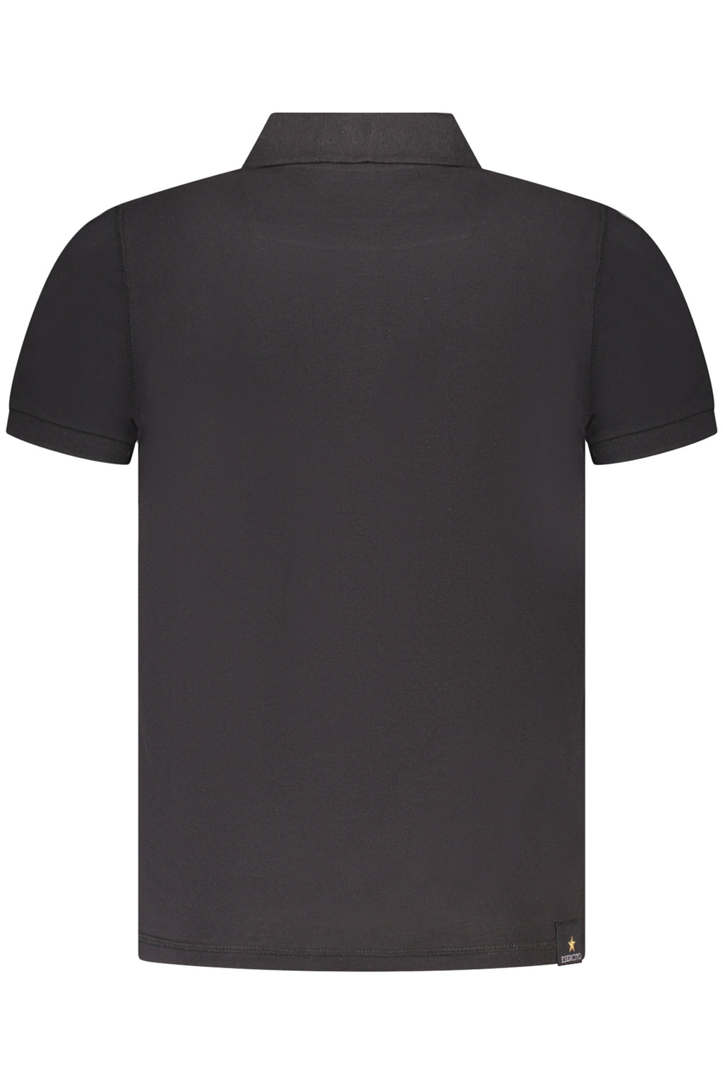 POLO DE MANGA CORTA PARA HOMBRE DE LA ACADEMIA MILITAR, NEGRO 