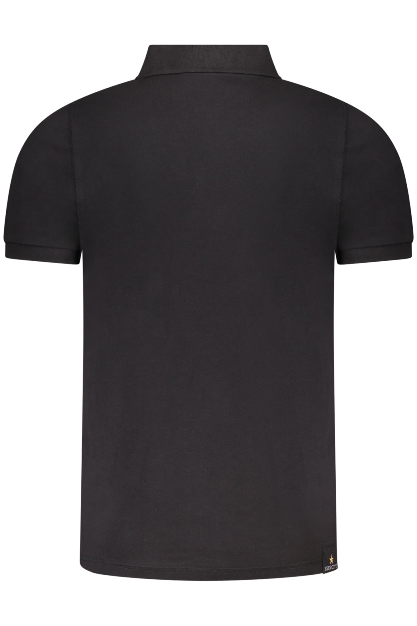 POLO DE MANGA CORTA PARA HOMBRE DE LA ACADEMIA MILITAR, NEGRO 