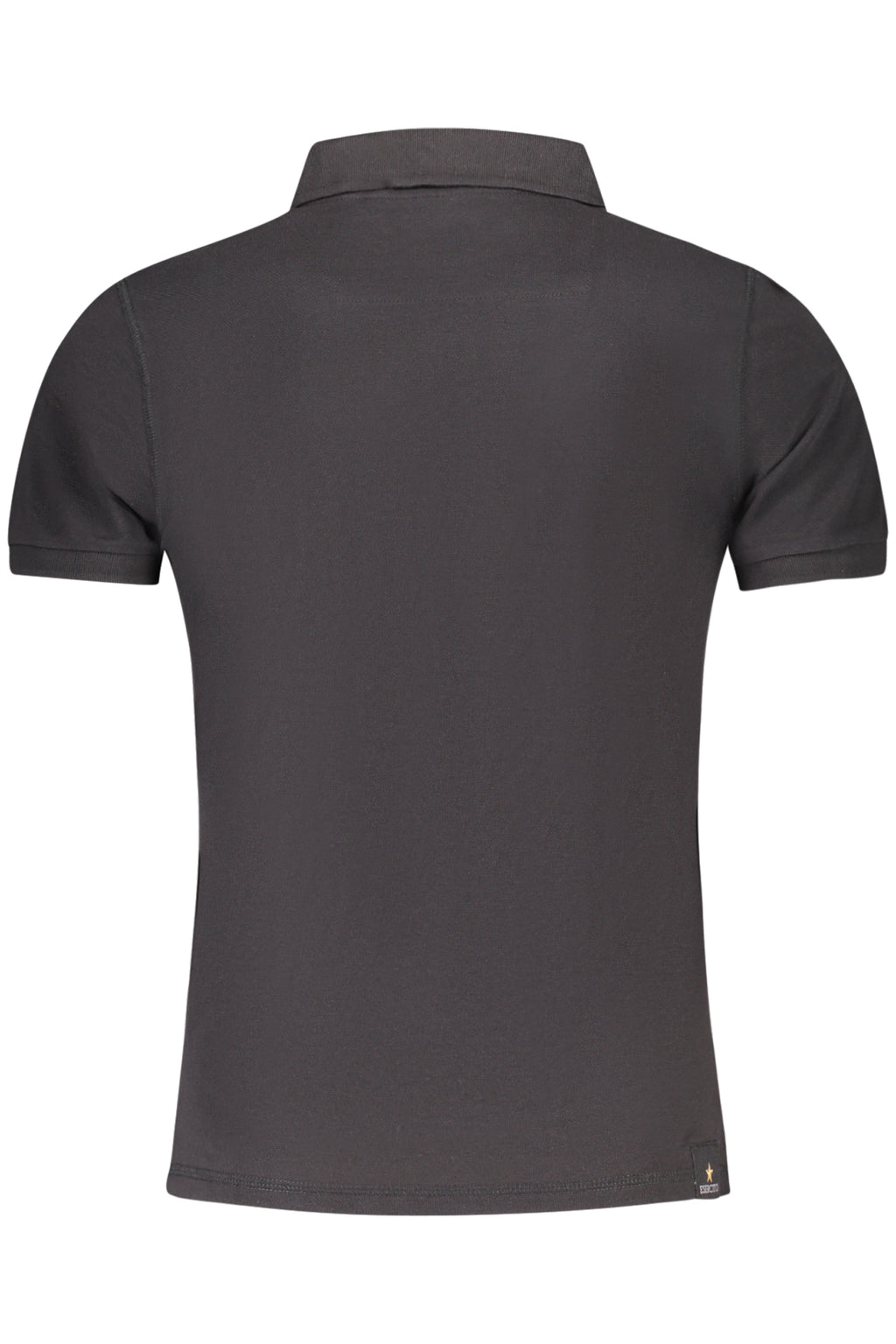 POLO DE MANGA CORTA PARA HOMBRE DE LA ACADEMIA MILITAR, NEGRO 