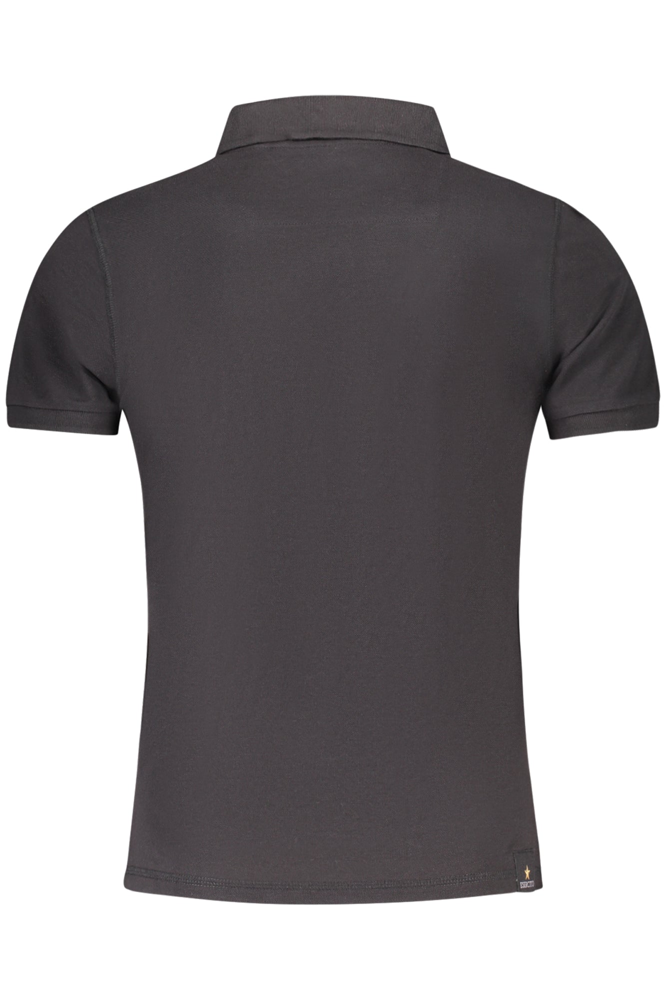 POLO DE MANGA CORTA PARA HOMBRE DE LA ACADEMIA MILITAR, NEGRO 