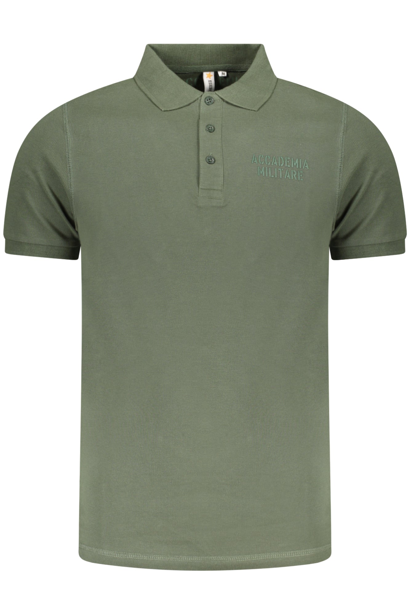 POLO DE MANGA CORTA PARA HOMBRE DE LA ACADEMIA MILITAR, VERDE 