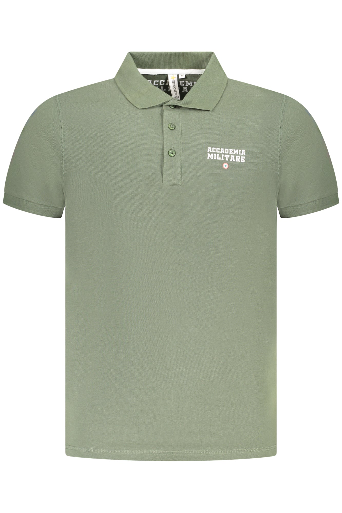 POLO DE MANGA CORTA PARA HOMBRE DE LA ACADEMIA MILITAR, VERDE 