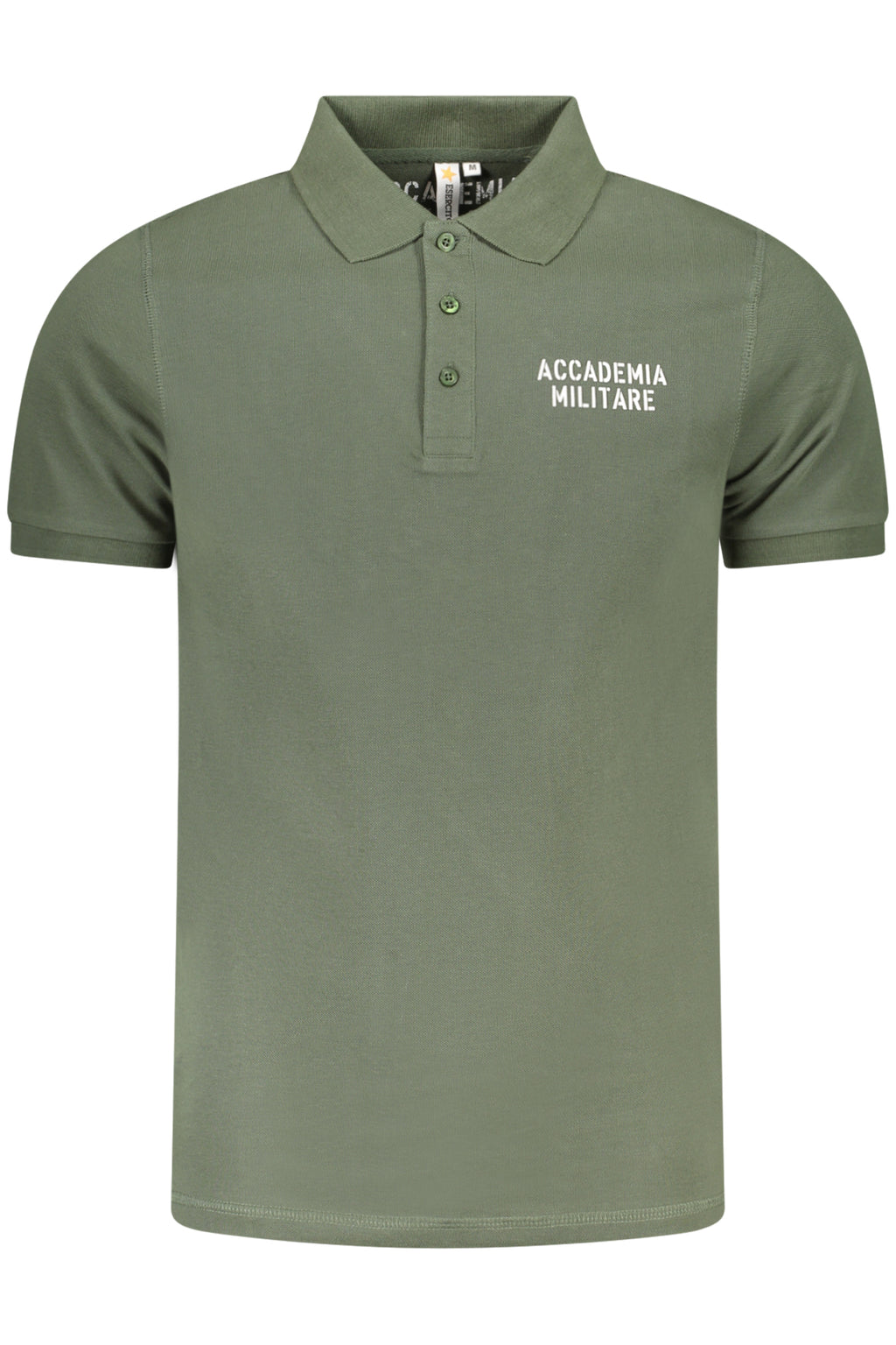POLO DE MANGA CORTA PARA HOMBRE DE LA ACADEMIA MILITAR, VERDE 