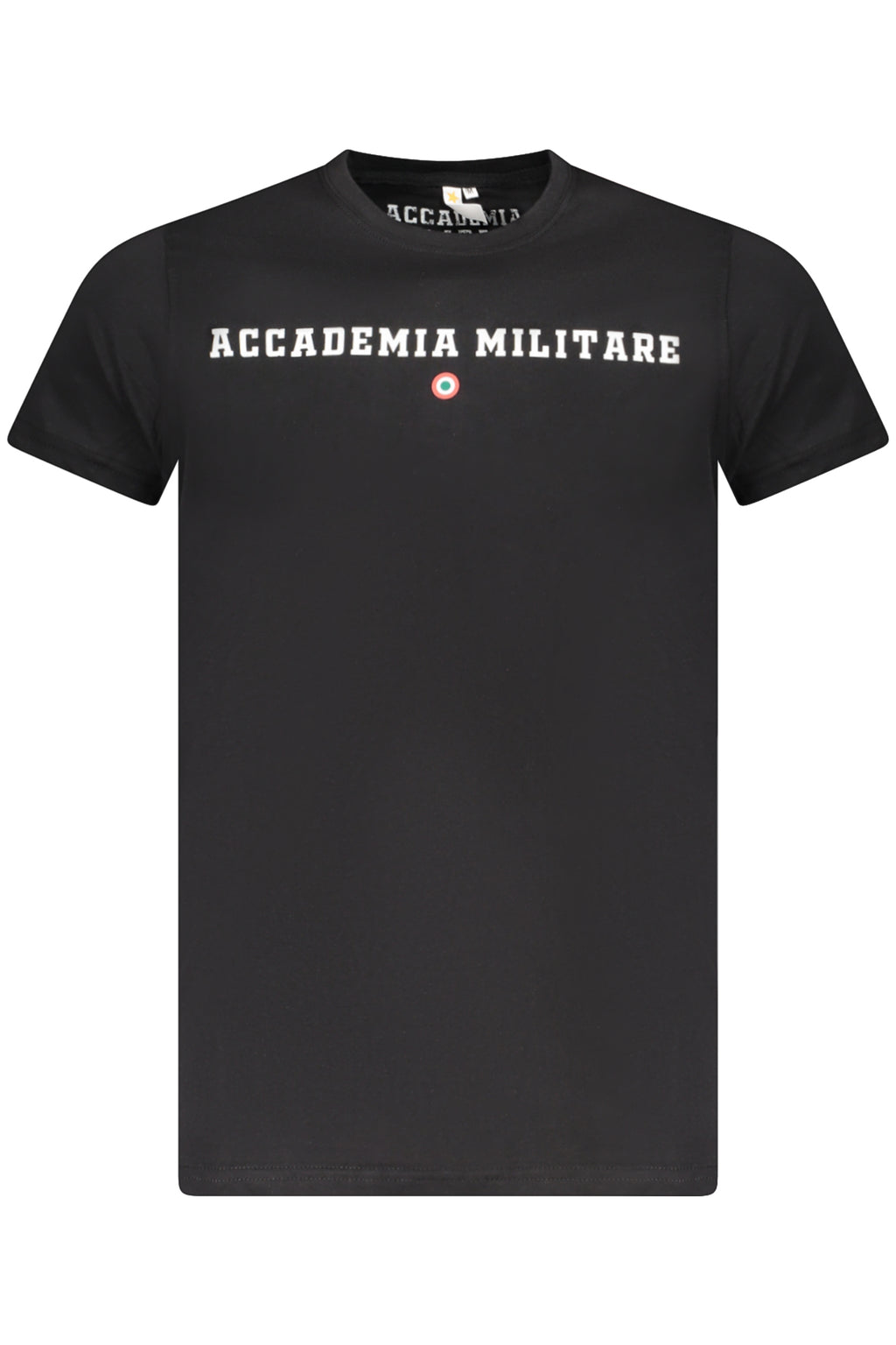 CAMISETA DE MANGA CORTA NEGRA PARA HOMBRE DE LA ACADEMIA MILITAR 