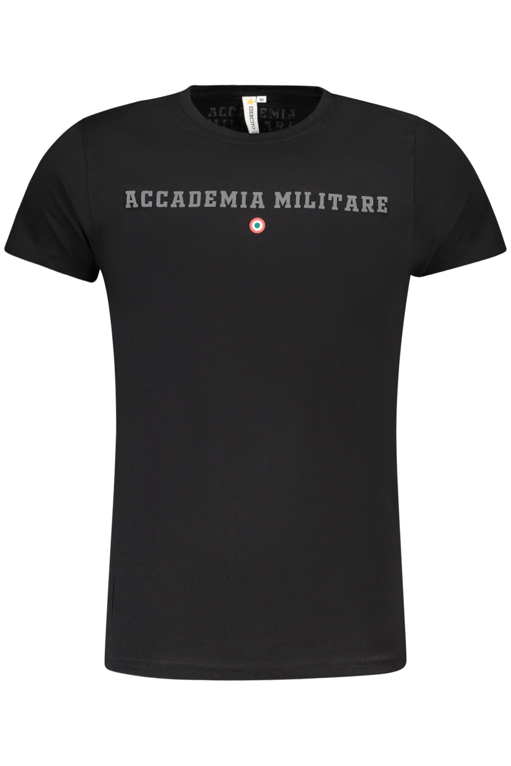 CAMISETA DE MANGA CORTA NEGRA PARA HOMBRE DE LA ACADEMIA MILITAR 