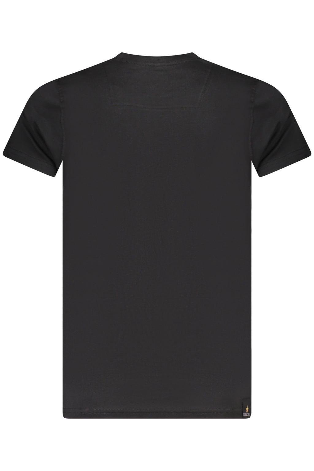 CAMISETA DE MANGA CORTA NEGRA PARA HOMBRE DE LA ACADEMIA MILITAR 