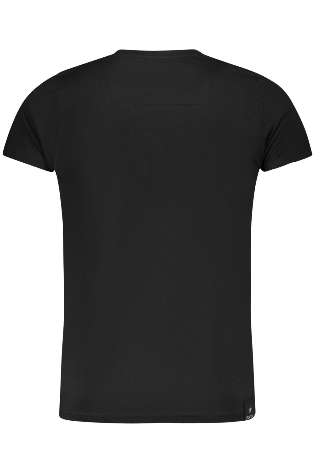 CAMISETA DE MANGA CORTA NEGRA PARA HOMBRE DE LA ACADEMIA MILITAR 