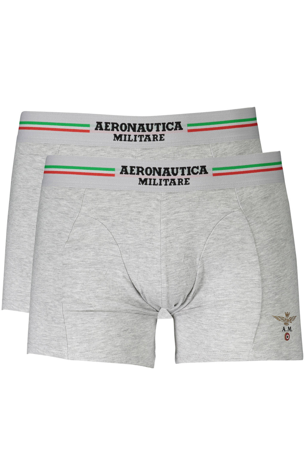 AERONAUTICA MILITARE MEN'S BOXER SHORTS GREY 