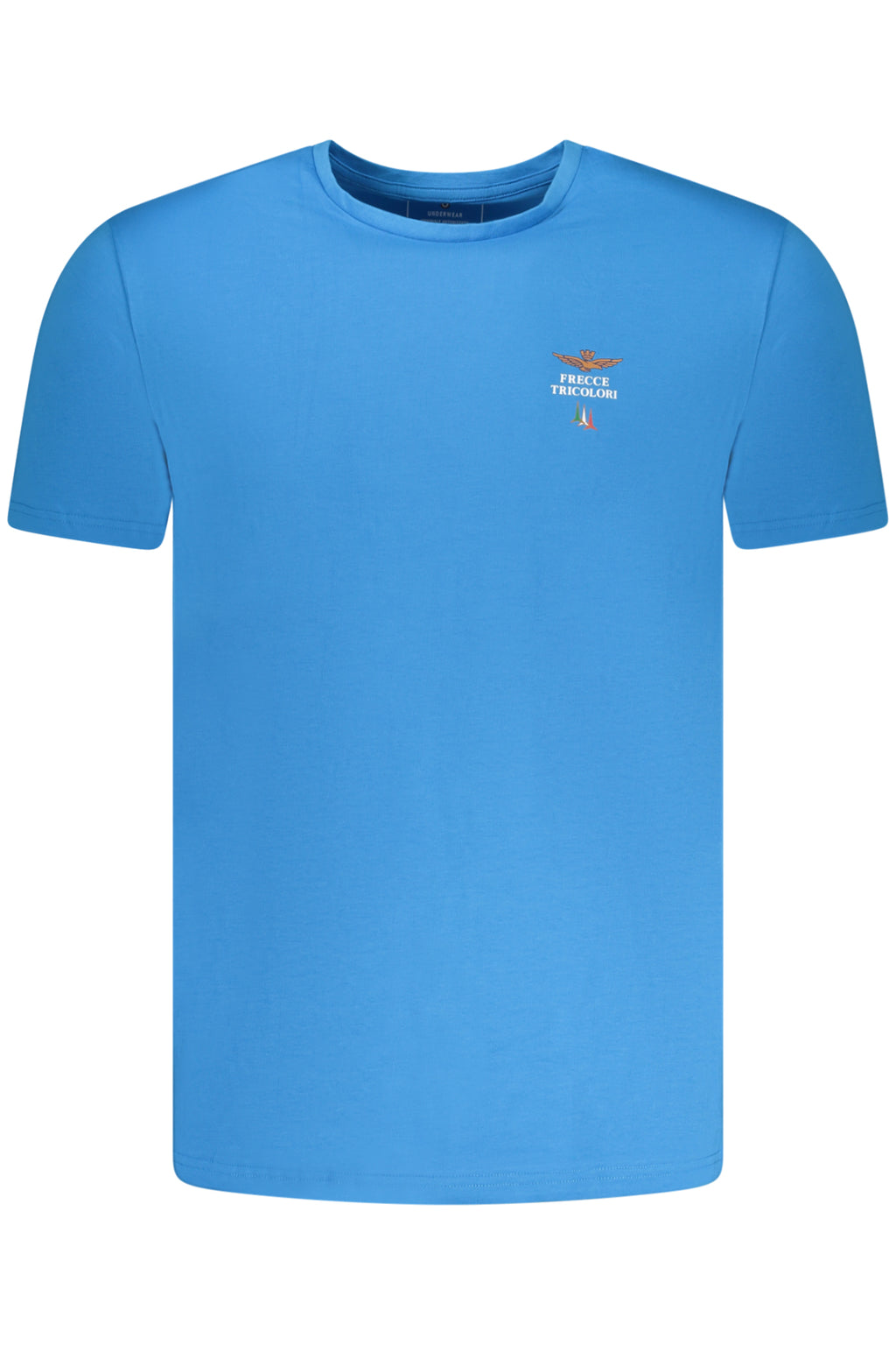 AERONAUTICA MILITARE MEN'S LIGHT BLUE OUTERWEAR T-SHIRT 