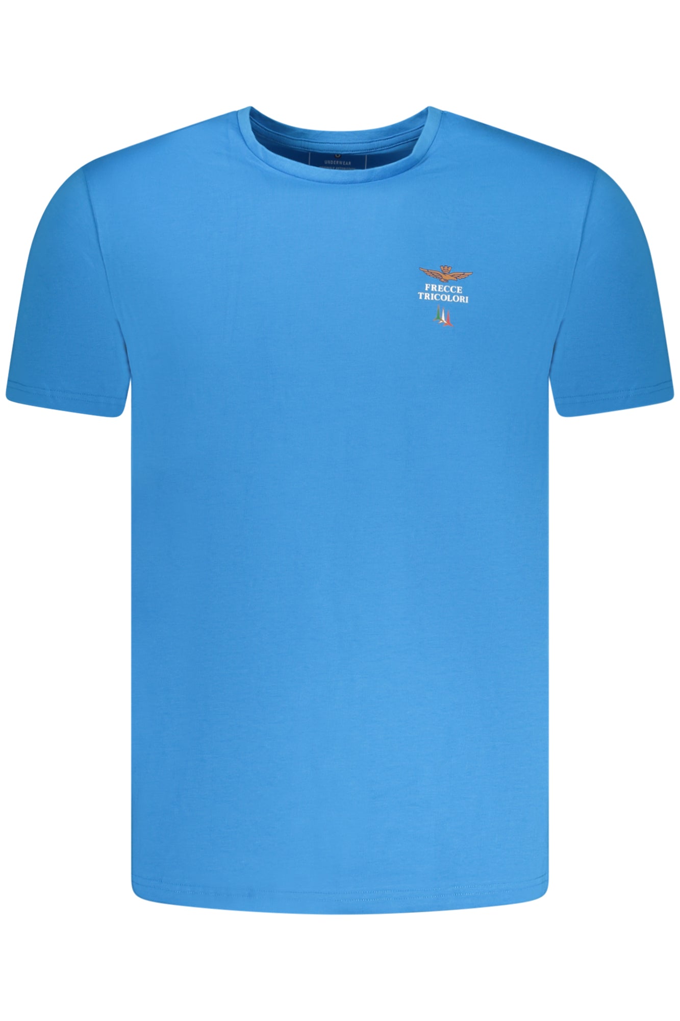AERONAUTICA MILITARE MEN'S LIGHT BLUE OUTERWEAR T-SHIRT 
