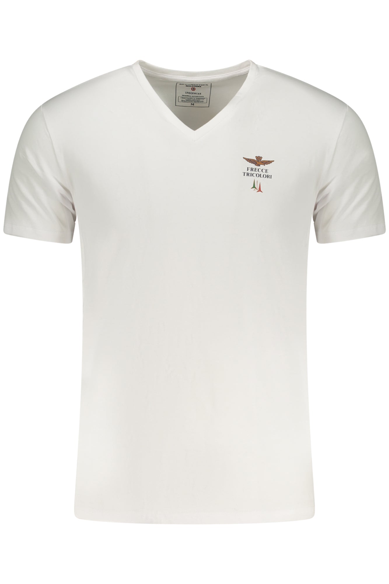 AERONAUTICA MILITARE MEN'S WHITE OUTDOOR T-SHIRT 