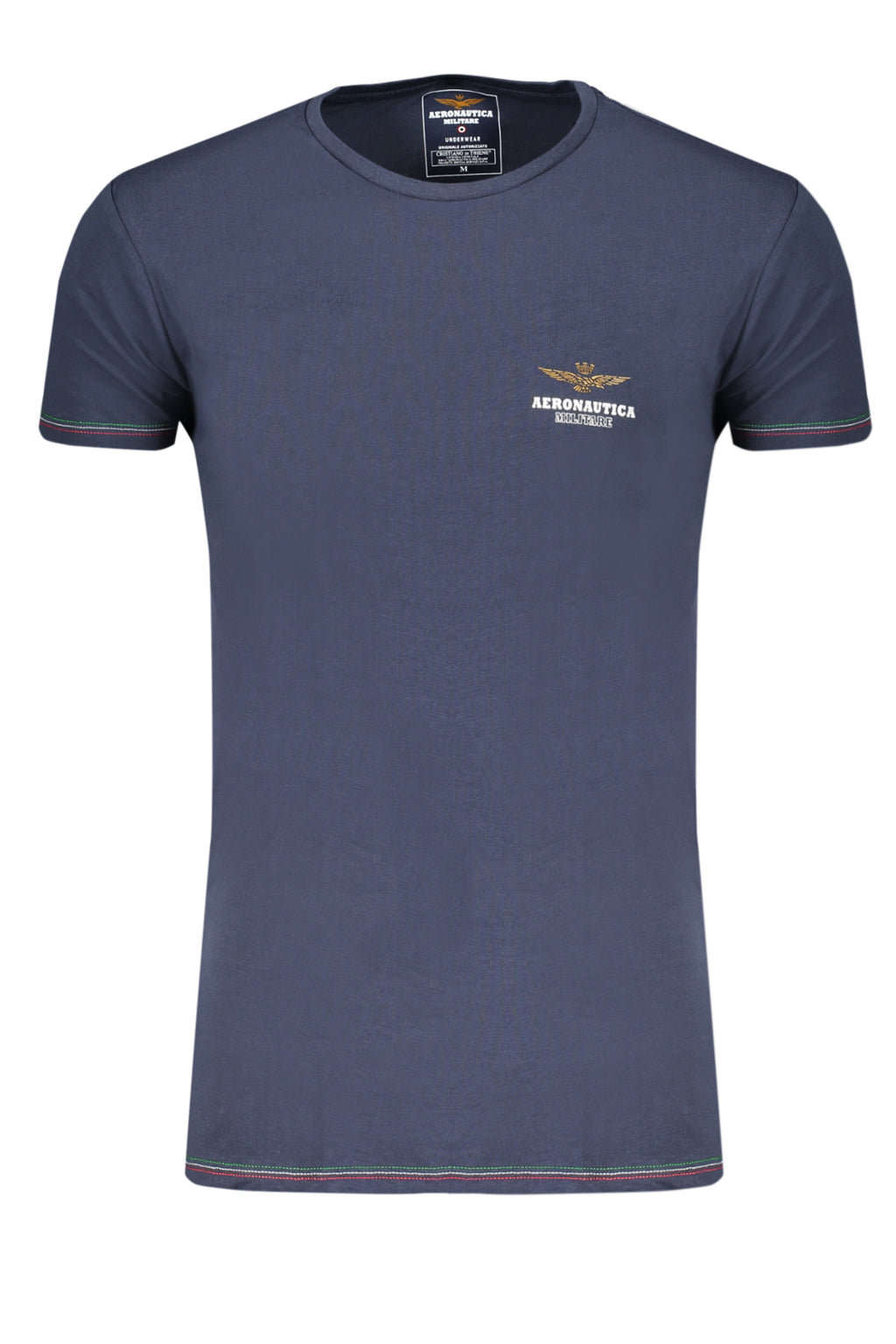 CAMISETA AZUL DE ABRIGO PARA HOMBRE AERONAUTICA MILITARE 