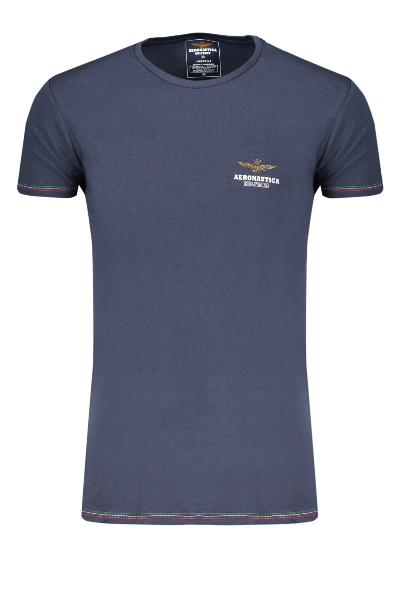 CAMISETA AZUL DE ABRIGO PARA HOMBRE AERONAUTICA MILITARE 