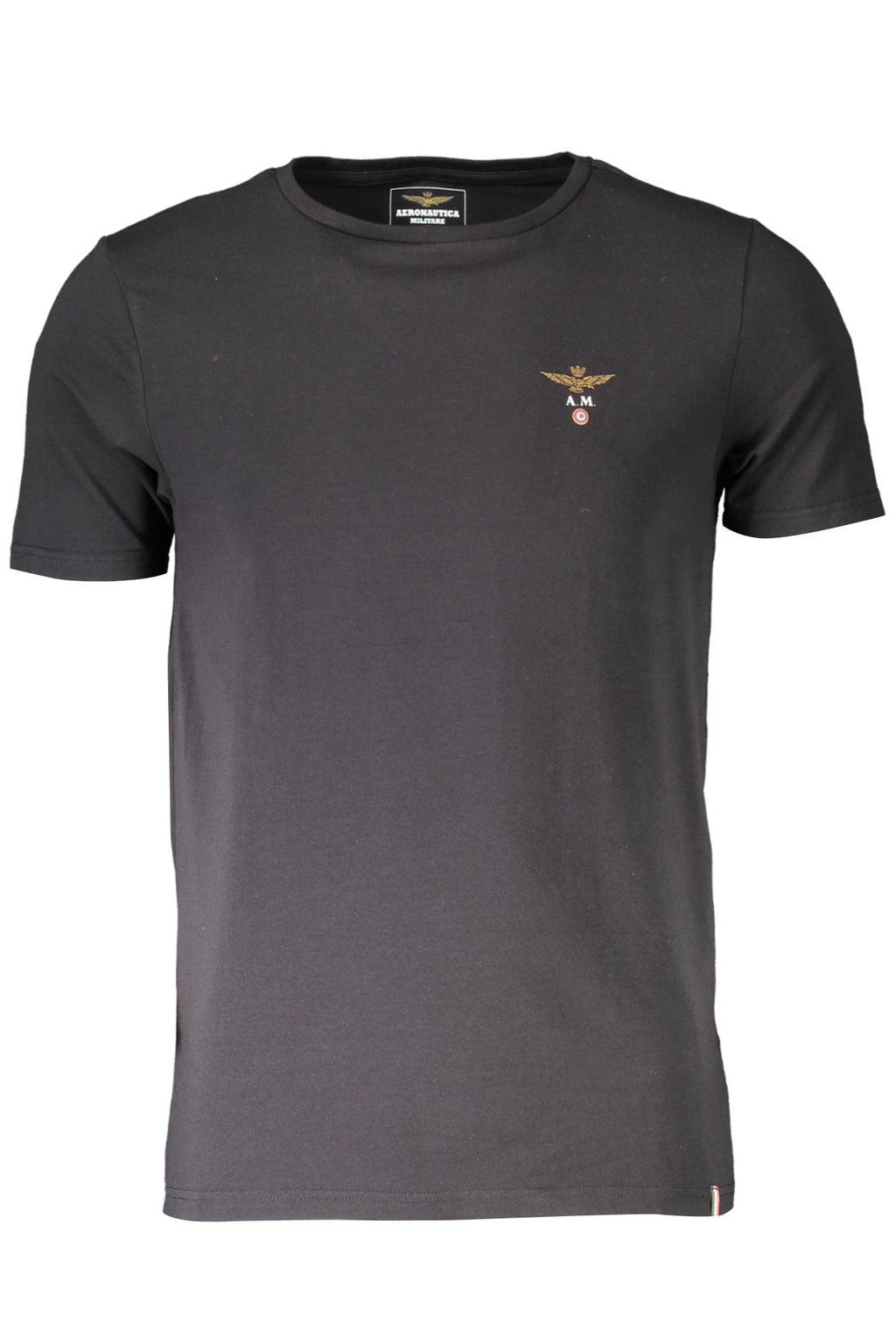 AERONAUTICA MILITARE MEN'S BLACK OUTFIT T-SHIRT 