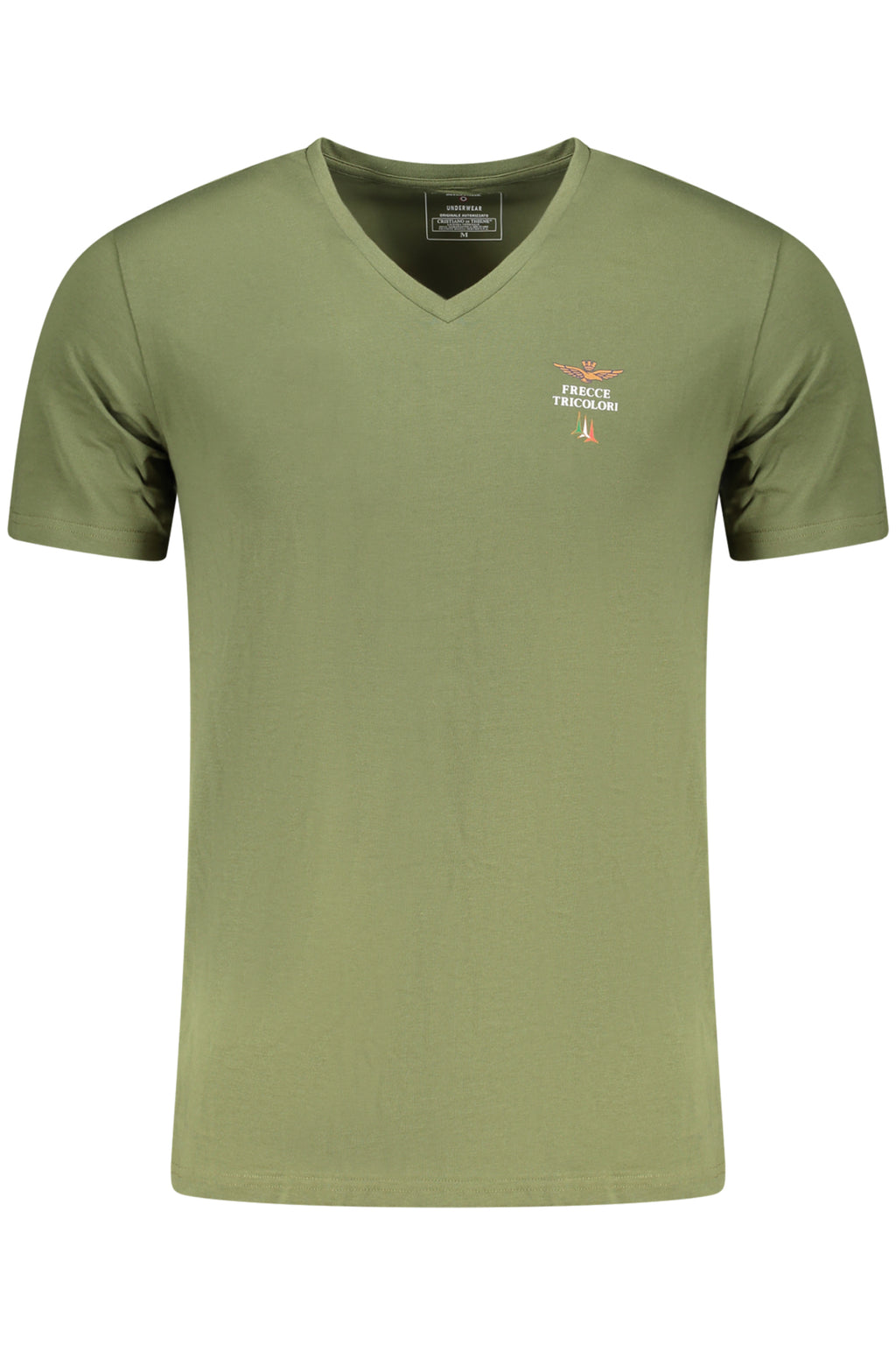 CAMISETA DE EXTERIOR VERDE AERONAUTICA MILITARE PARA HOMBRE 
