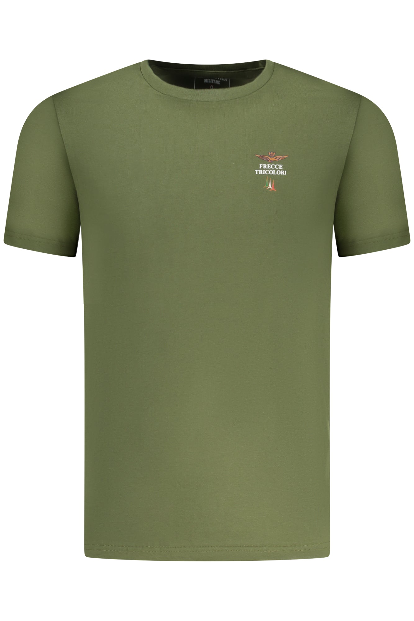 AERONAUTICA MILITARE MEN'S GREEN OUTDOOR T-SHIRT 
