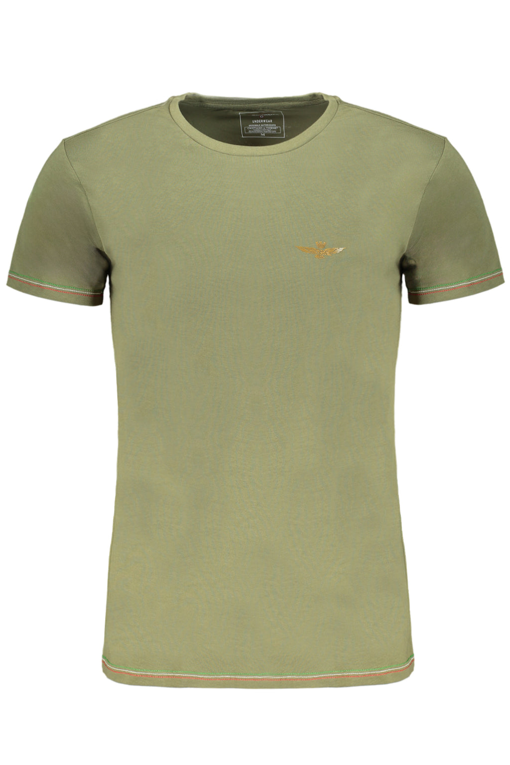 AERONAUTICA MILITARE MEN'S SHORT-SLEEVED T-SHIRT, GREEN 