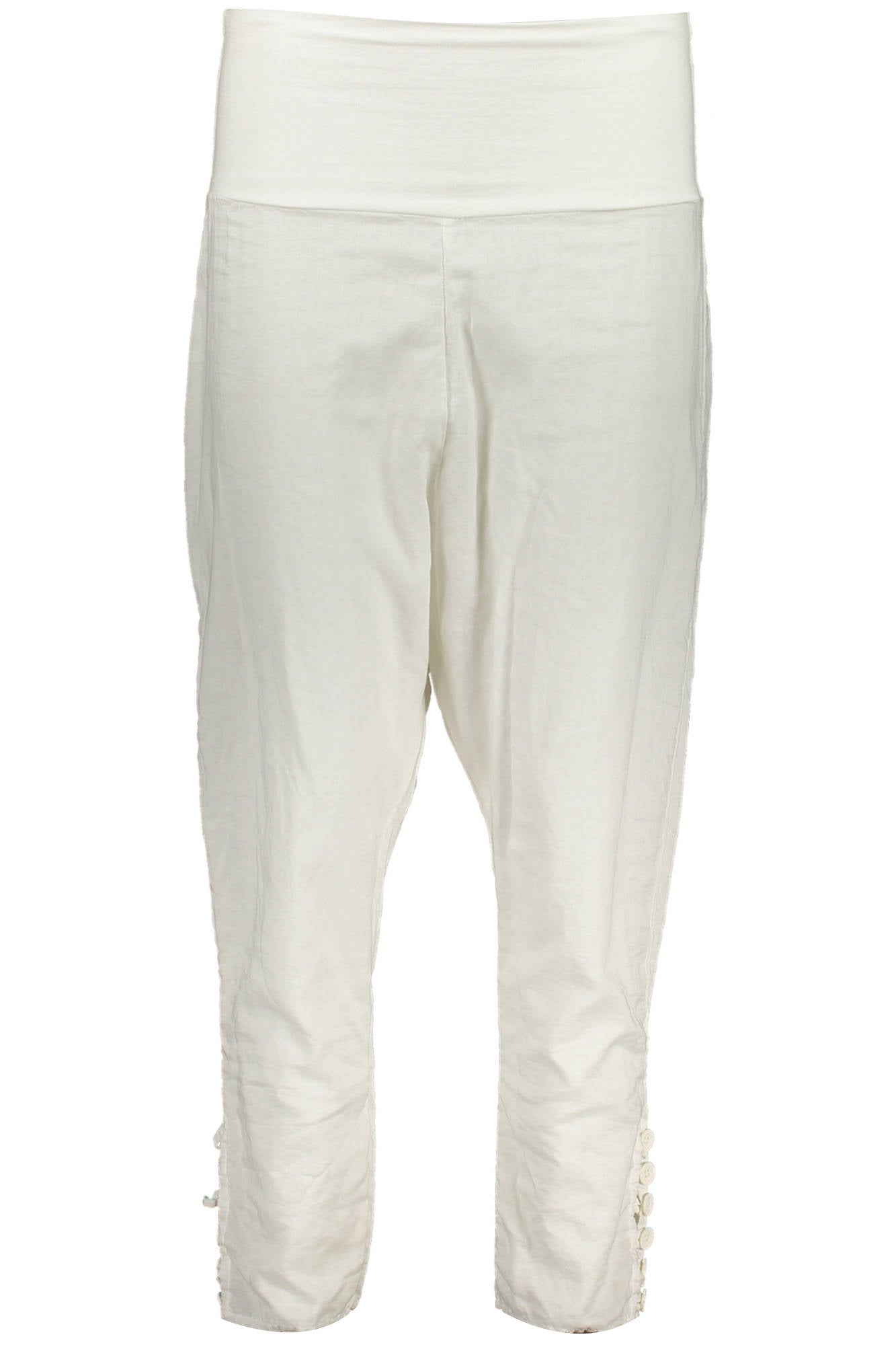 AGATHA WOMEN'S WHITE TROUSERS 