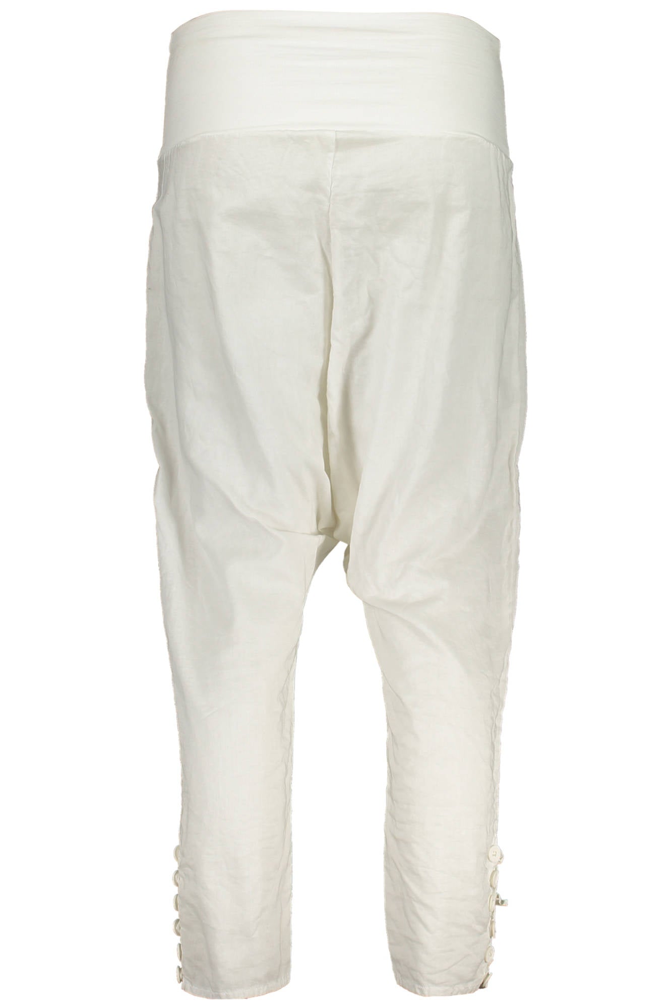 AGATHA WOMEN'S WHITE TROUSERS 