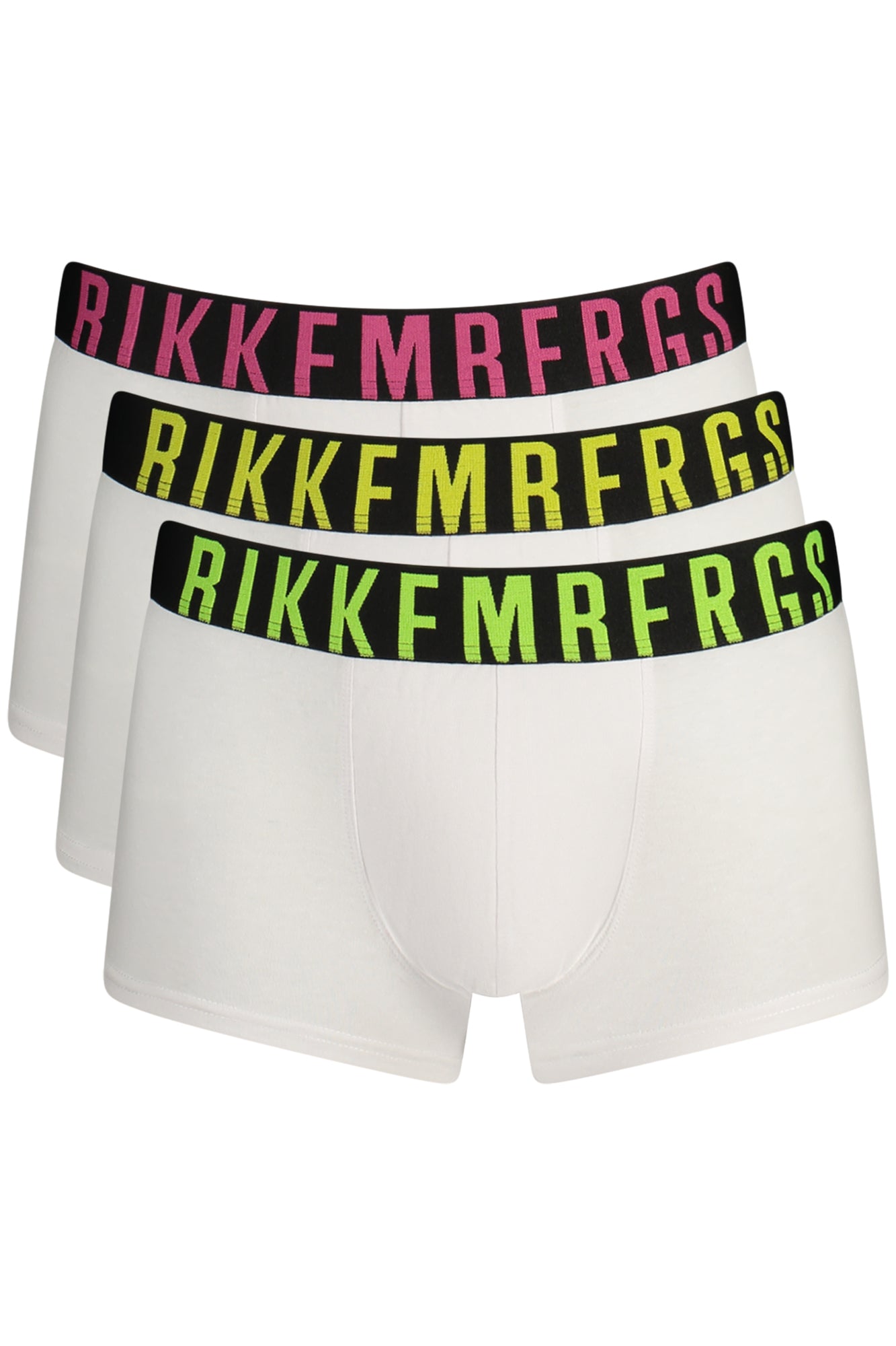 BIKKEMBERGS MEN'S WHITE BOXER 