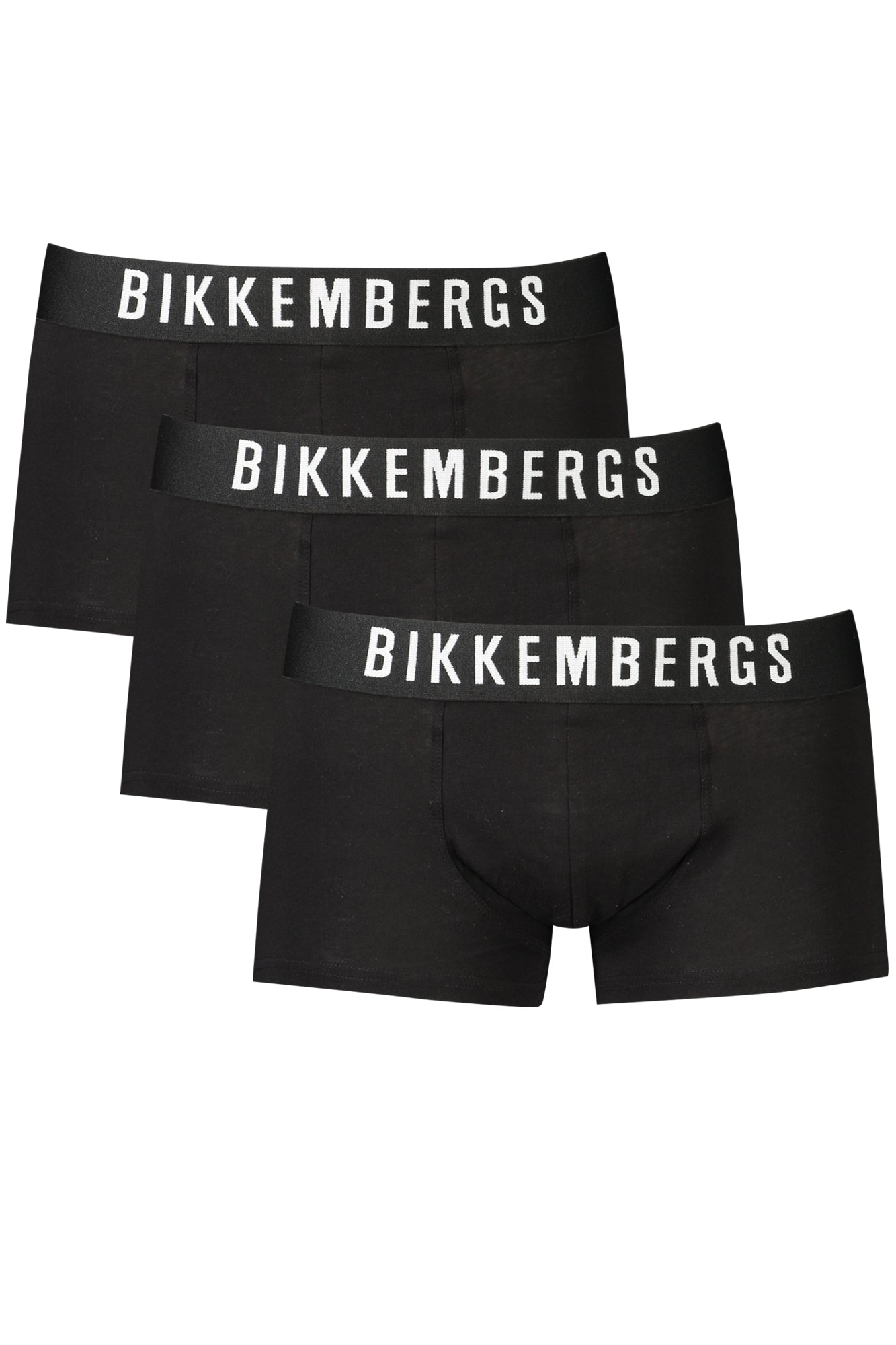 BIKKEMBERGS MEN'S BLACK BOXER 
