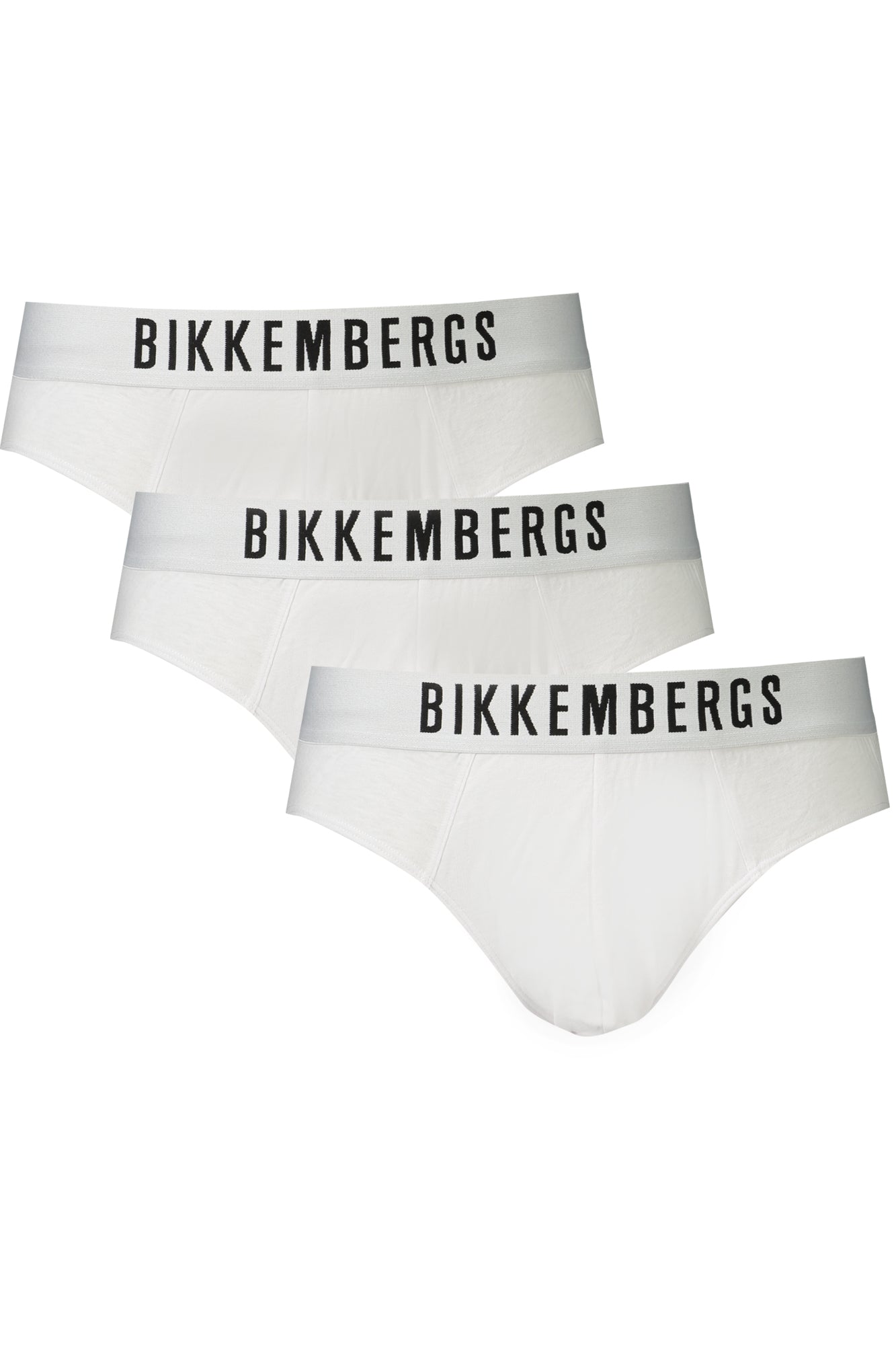 BIKKEMBERGS MEN'S WHITE BRIEFS 