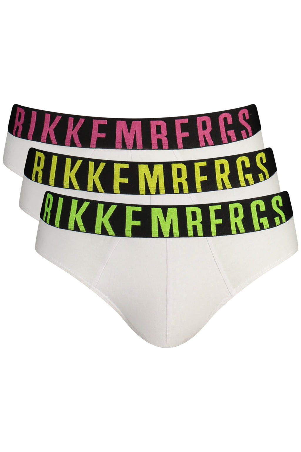 BIKKEMBERGS MEN'S WHITE BRIEFS 