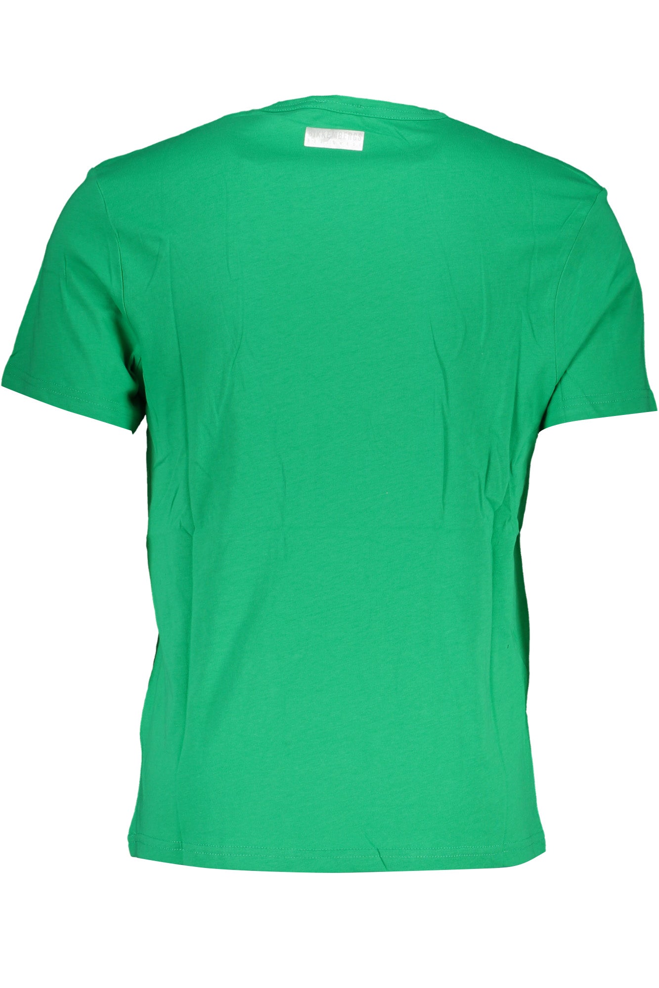 BIKKEMBERGS T-SHIRT MANICHE CORTE UOMO VERDE