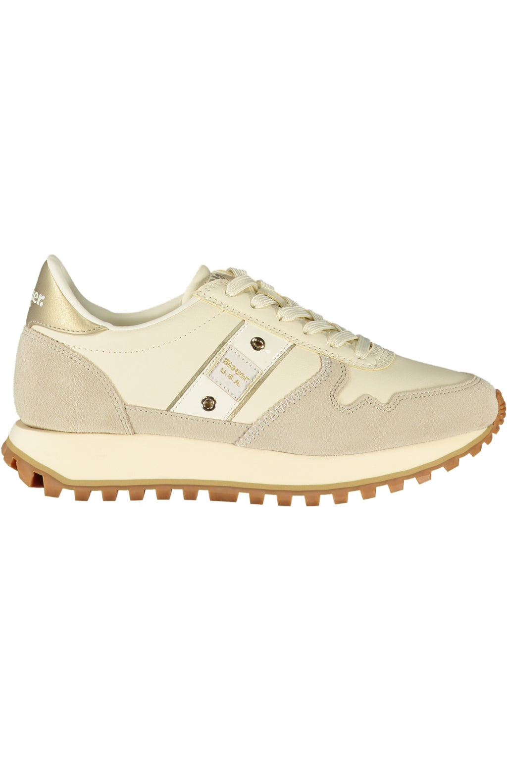BLAUER WOMEN'S BEIGE SPORTS SHOES 