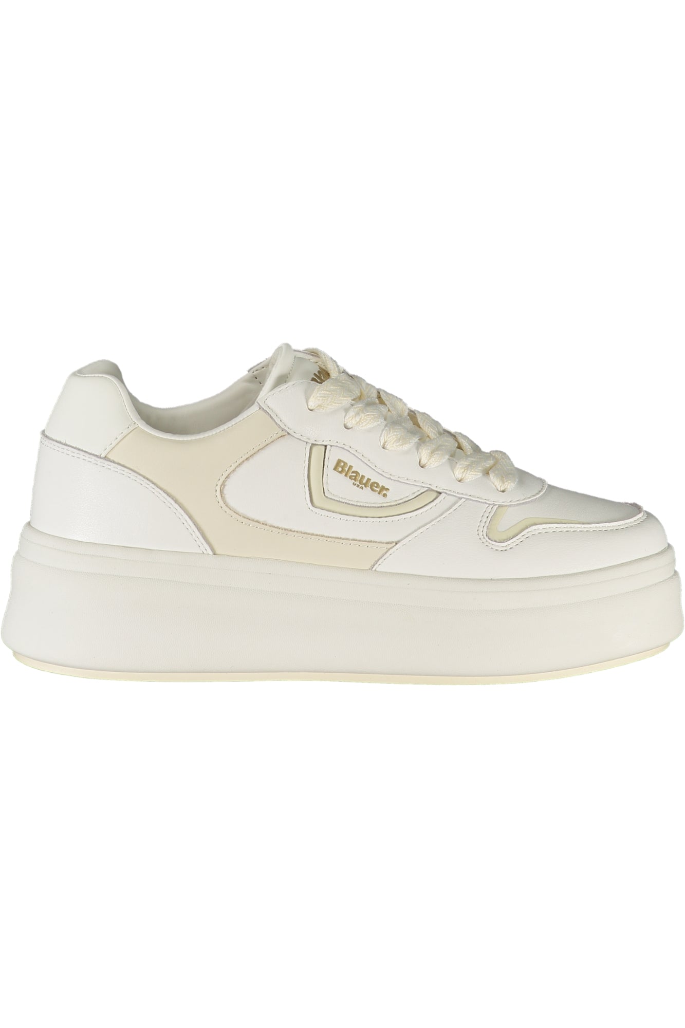 BLAUER WOMEN'S WHITE SPORTS SHOES 