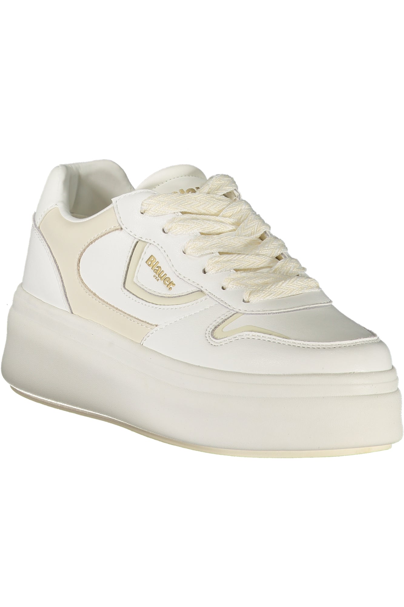 BLAUER WOMEN'S WHITE SPORTS SHOES 