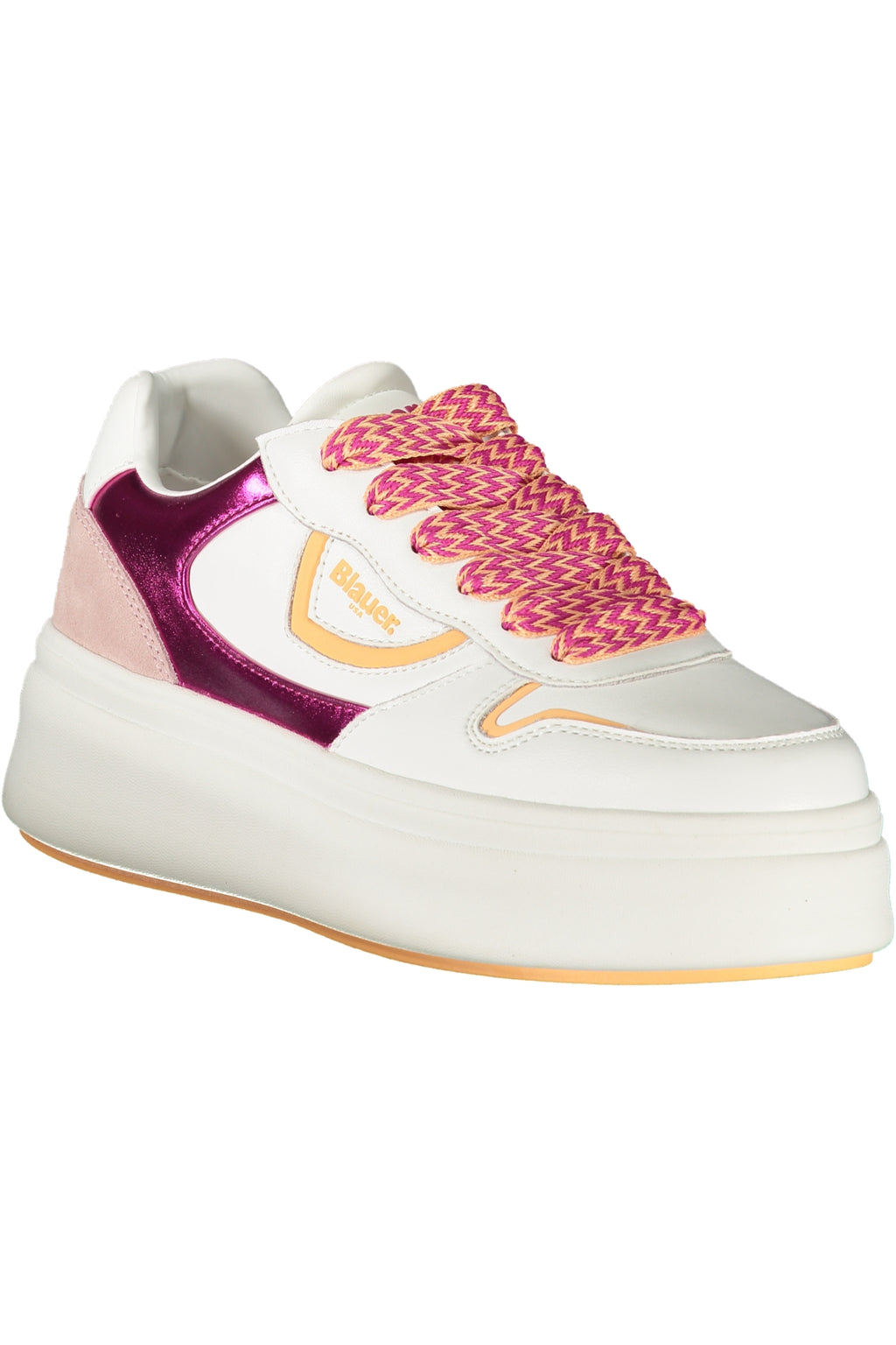 BLAUER WOMEN'S WHITE SPORTS SHOES 