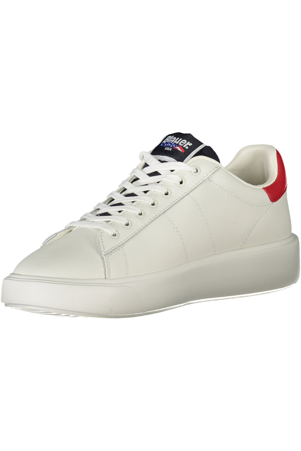 BLAUER MEN'S WHITE SPORTS SHOES 