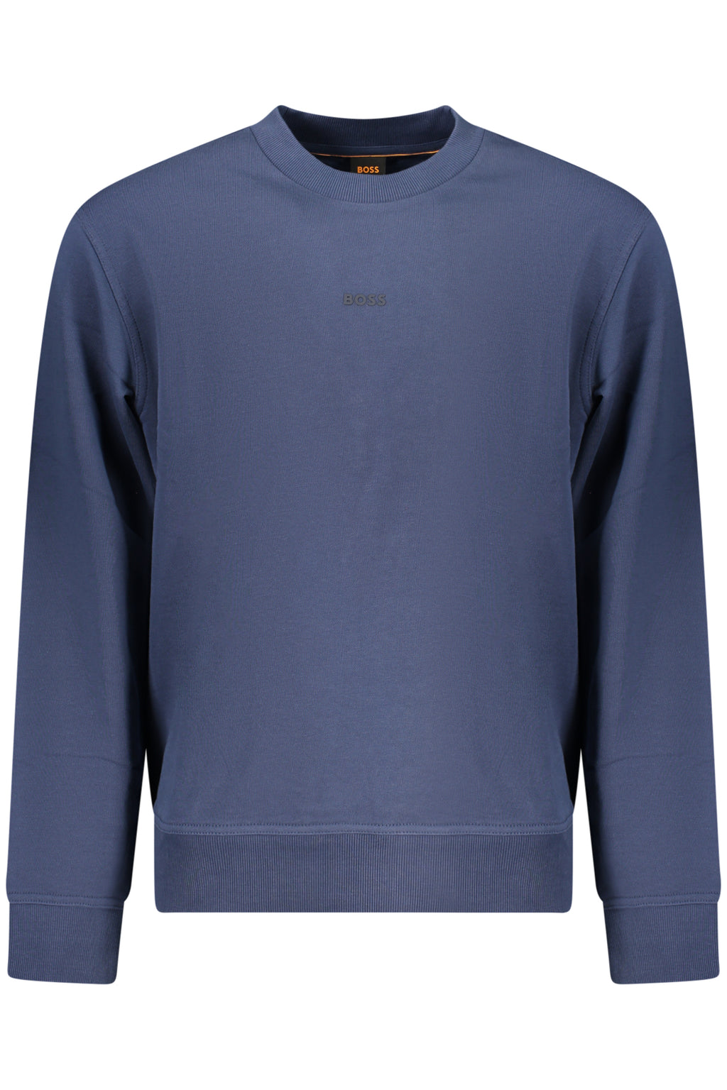 BOSS MEN'S BLUE ZIP-UP SWEATSHIRT 