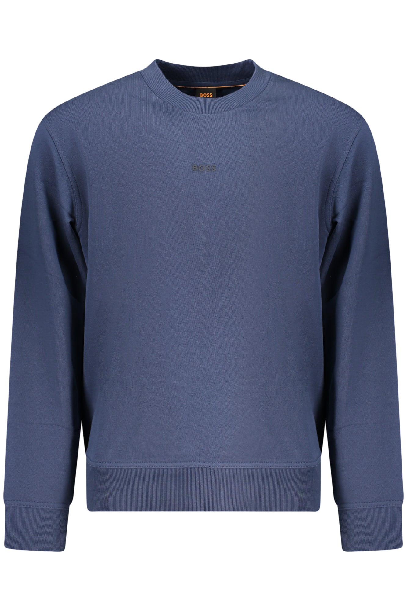 BOSS MEN'S BLUE ZIP-UP SWEATSHIRT 