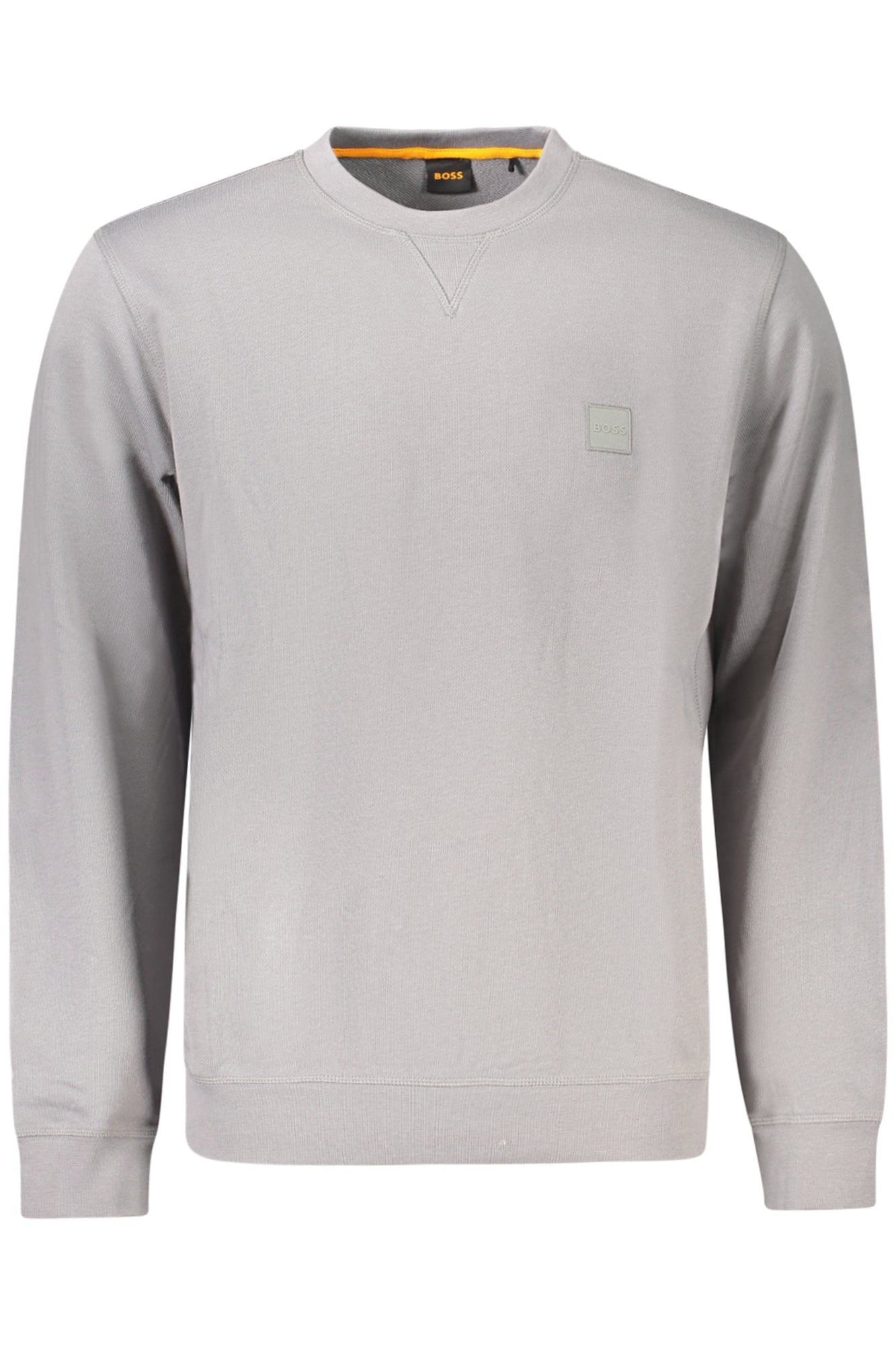 SUDADERA GRIS CON CREMALLERA BOSS PARA HOMBRE 