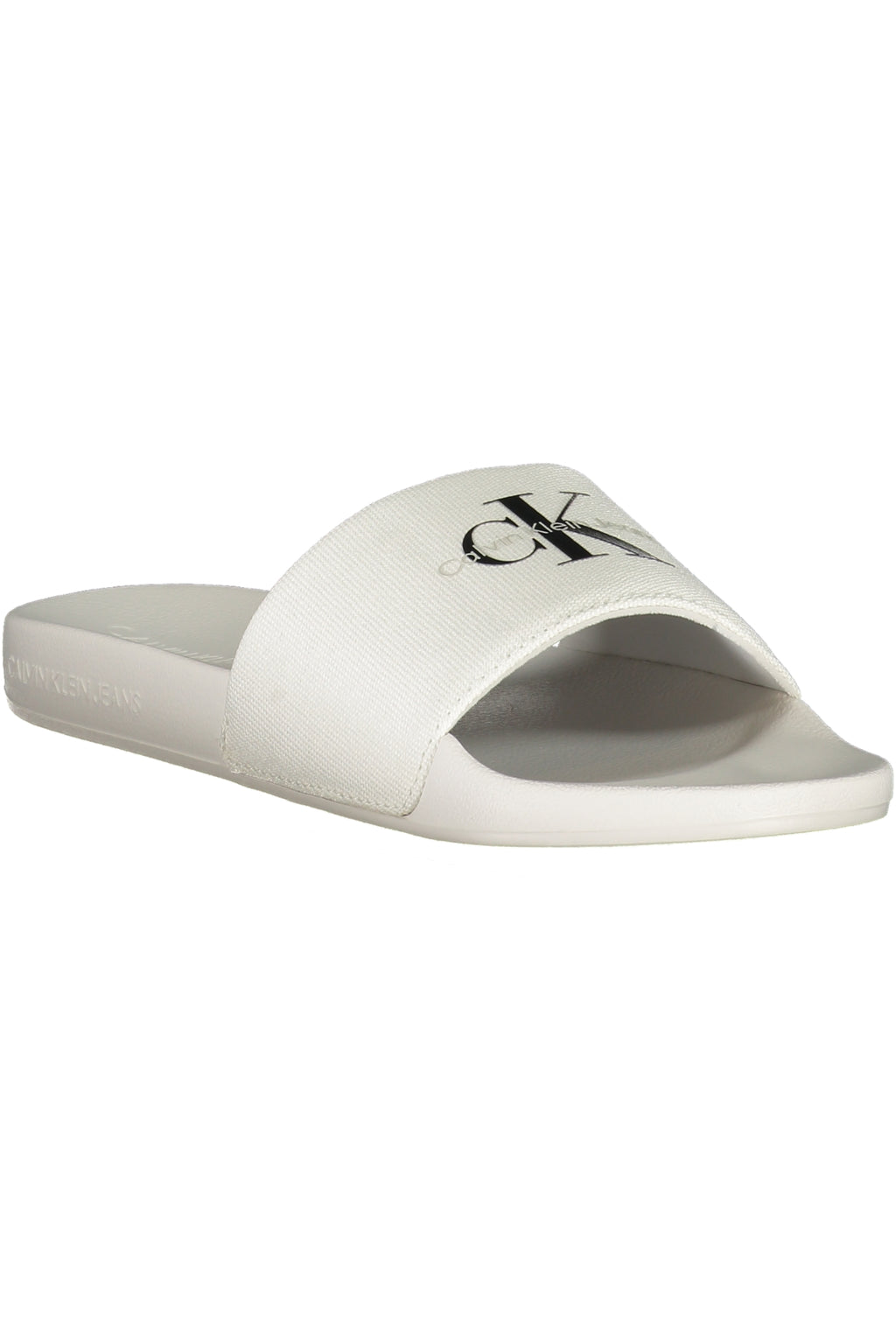 CALVIN KLEIN WOMEN'S WHITE SLIPPER FOOTWEAR 