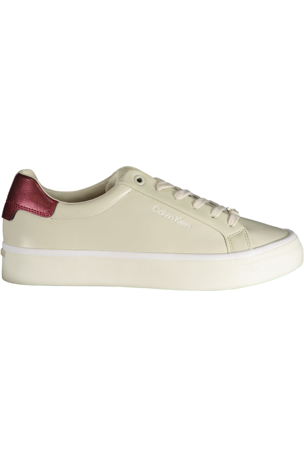 ZAPATOS DEPORTIVOS CALVIN KLEIN BEIGE PARA MUJER 