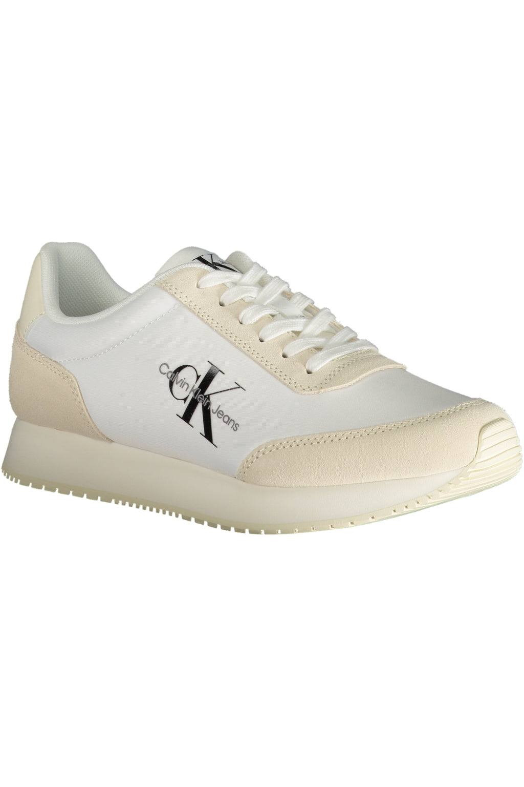 ZAPATOS DEPORTIVOS CALVIN KLEIN BEIGE PARA MUJER 
