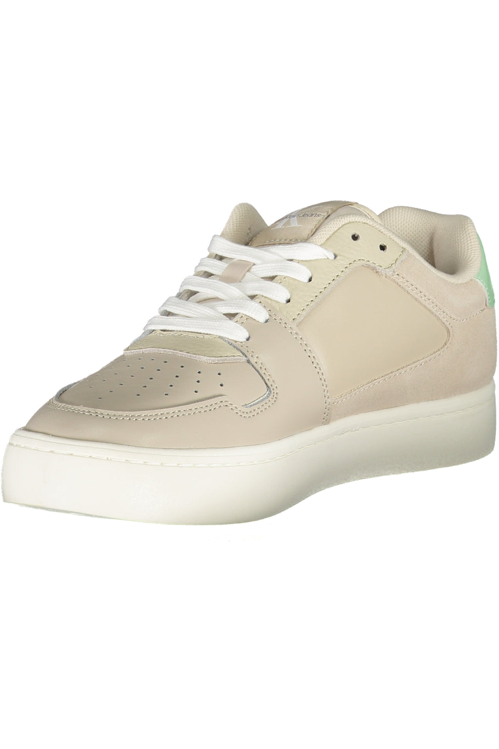 ZAPATOS DEPORTIVOS CALVIN KLEIN BEIGE PARA MUJER 