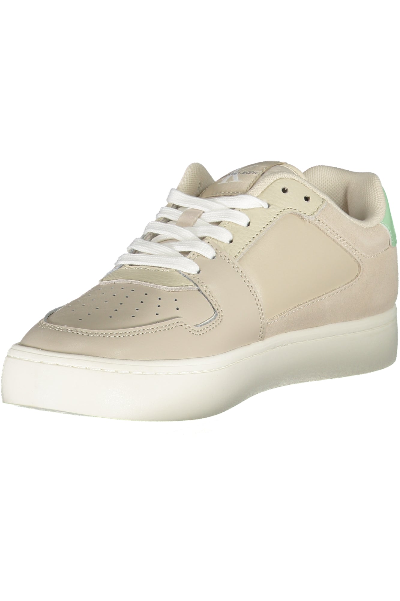 ZAPATOS DEPORTIVOS CALVIN KLEIN BEIGE PARA MUJER 