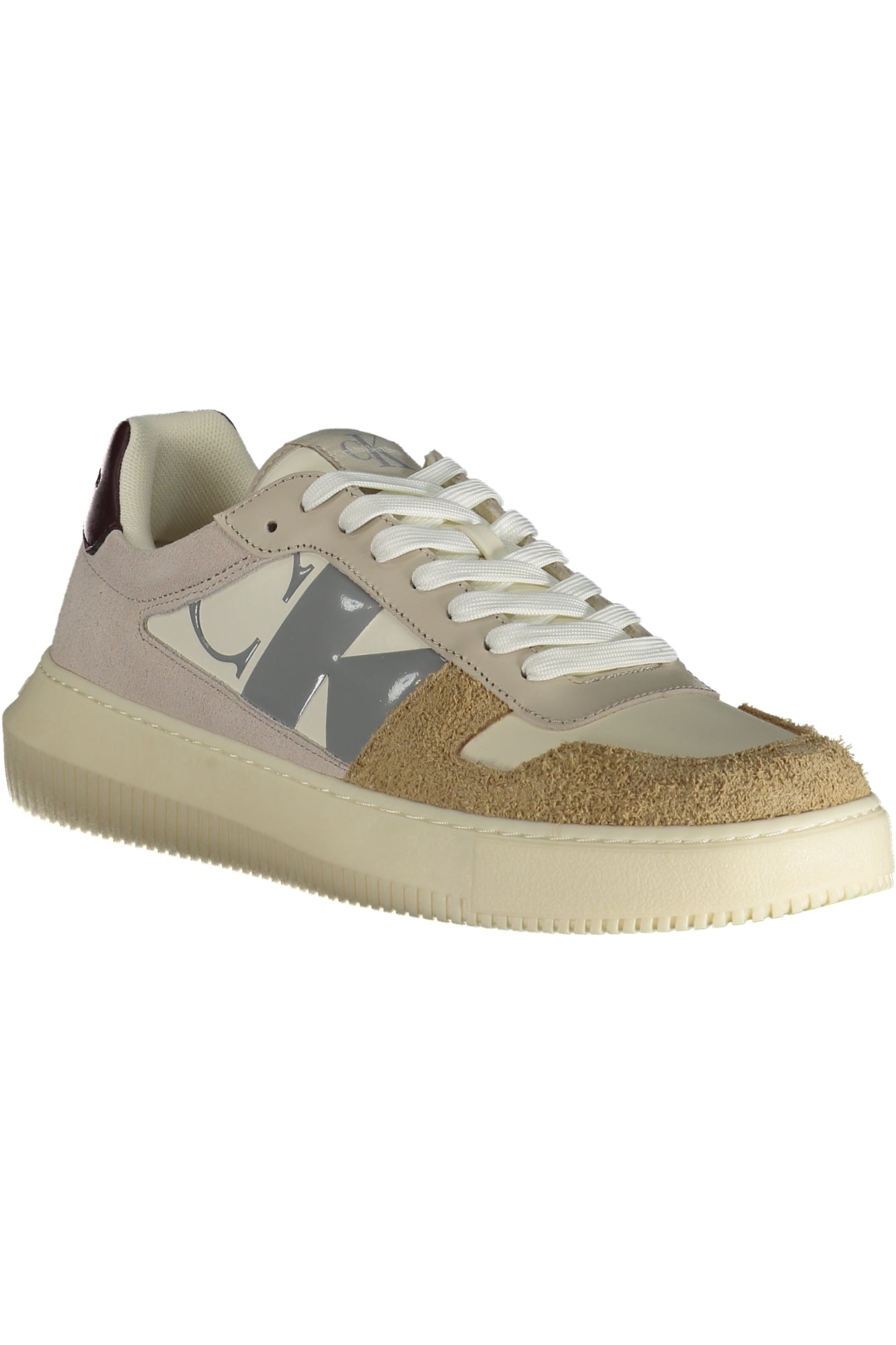 ZAPATOS DEPORTIVOS CALVIN KLEIN BEIGE PARA HOMBRE 