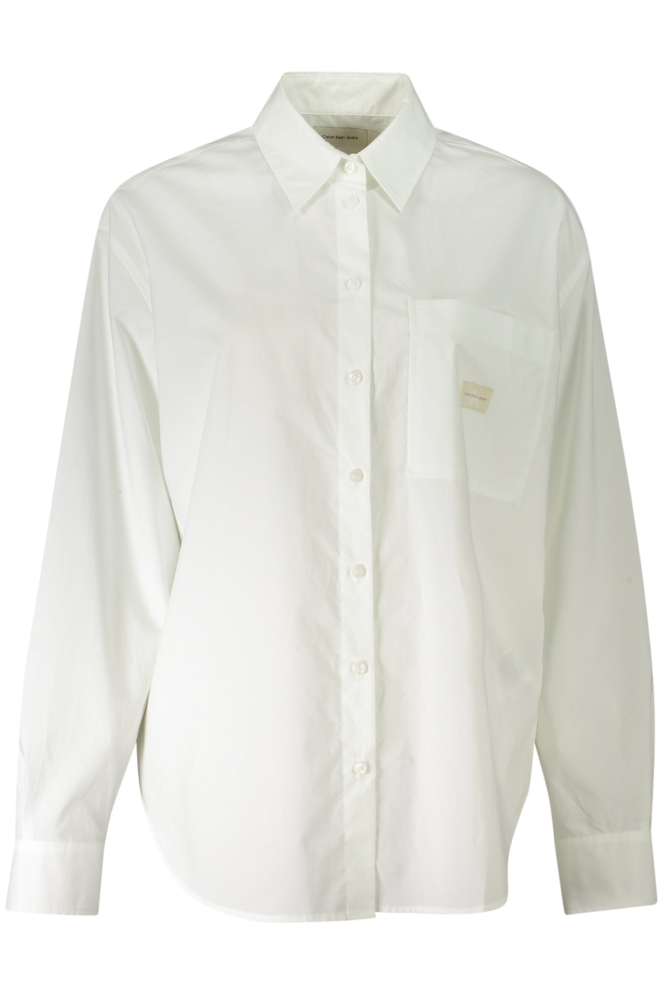CALVIN KLEIN CAMISA DE MANGA LARGA PARA MUJER BLANCA 