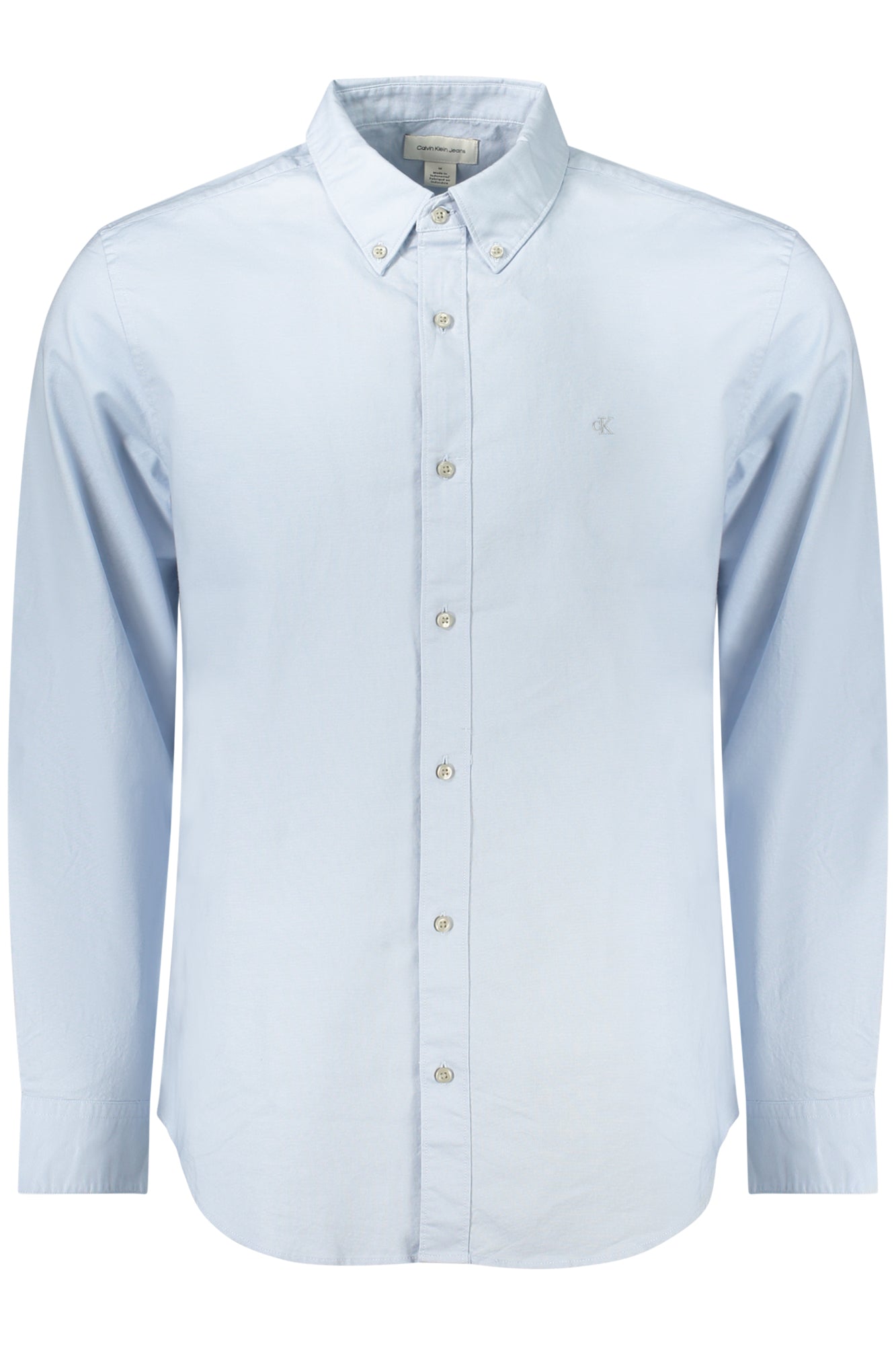 Camisa de manga larga para hombre Calvin Klein, color azul 
