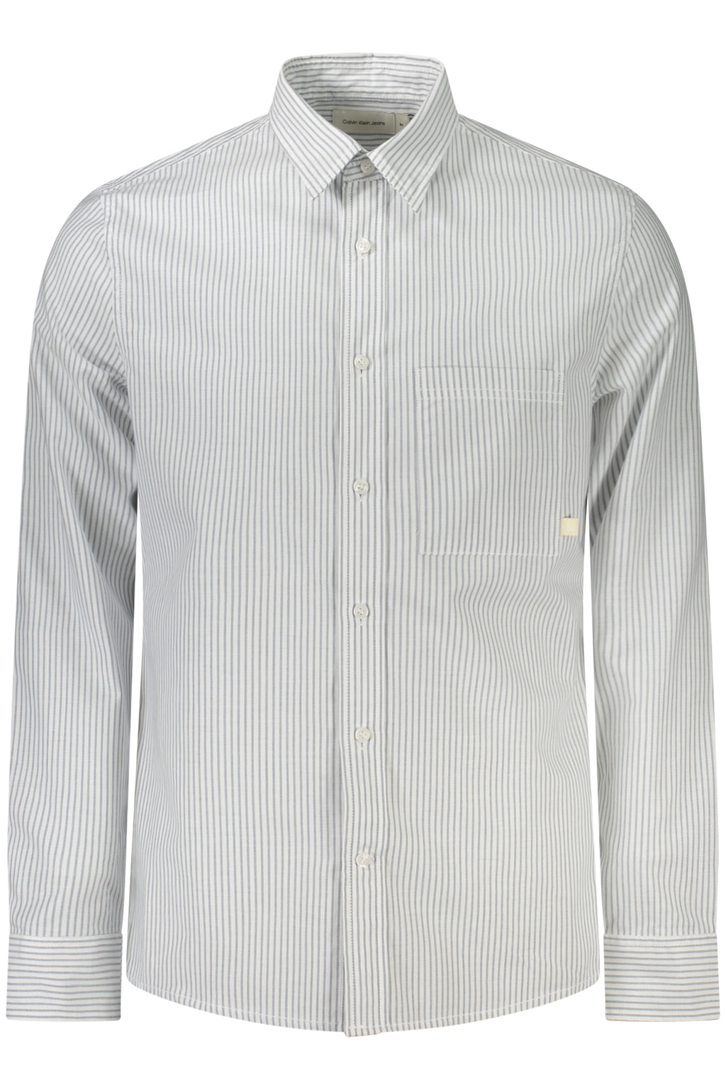 Camisa de manga larga para hombre Calvin Klein blanca 