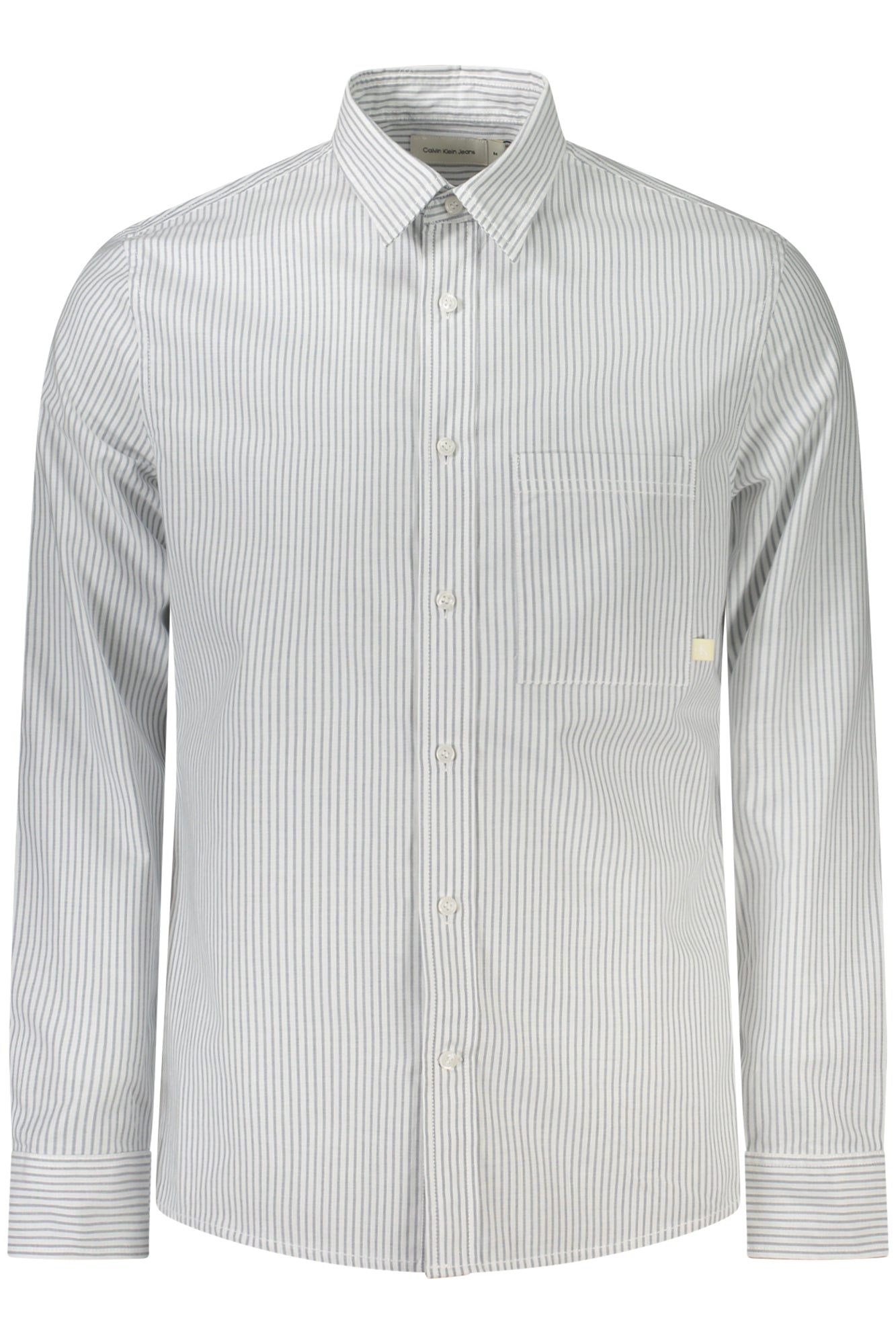 Camisa de manga larga para hombre Calvin Klein blanca 