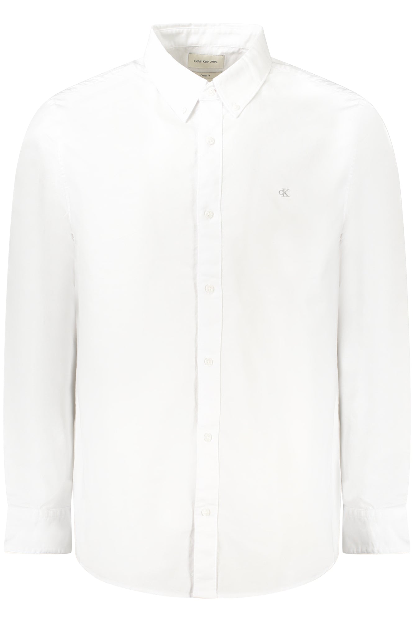Camisa de manga larga para hombre Calvin Klein blanca 